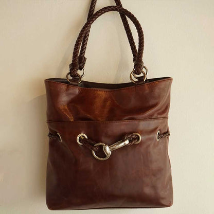 The Braided Leather Tote