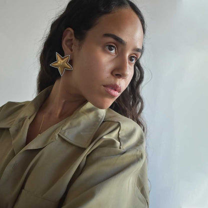 The Oversized Khaki Work Shirt