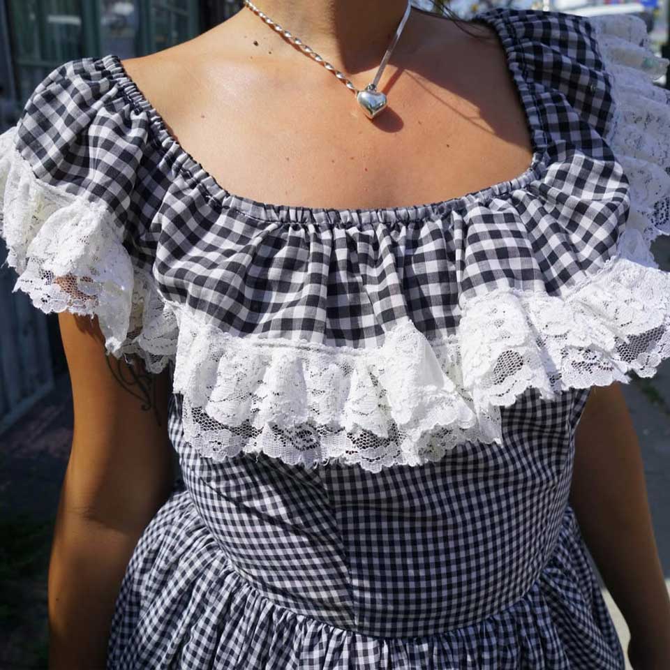 The Sweetheart Peasant Top Dress