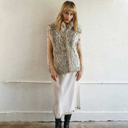 The Vintage Animal Print Vest